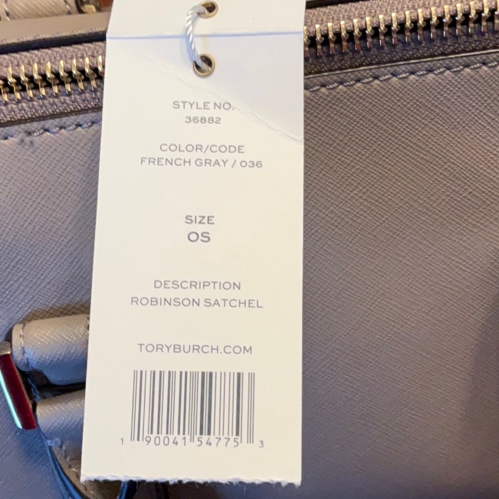Tory Burch Robinson Satchel Purse - Picture 7 of 9